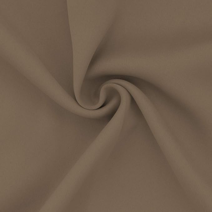 Easy-Going Thermal Grommet Blackout Curtains, 2 Panels 52x46 in, Camel | - Image 6