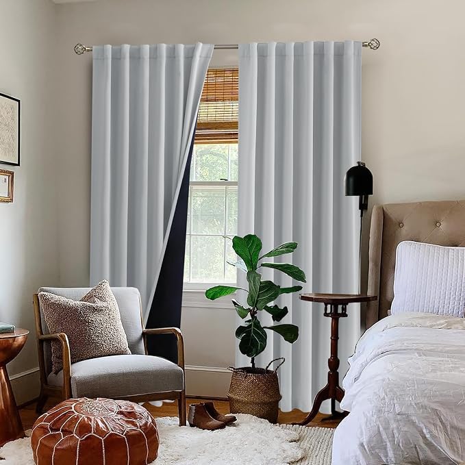 BGment 100% Blackout 80 Inch Curtains - Image 9