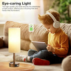 Brown Bedside Table Lamp for Bedroom - Image 5