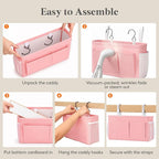 Lifewit Bedside Caddy Storage Organizer, Hanging Storage Bag - Image 8