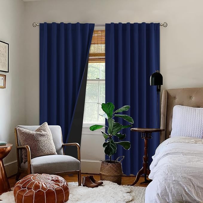 BGment 100% Blackout 80 Inch Curtains - Image 9
