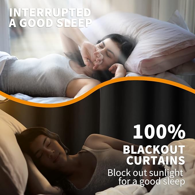 YoungsTex Insulated 100% Blackout Curtains - Image 2