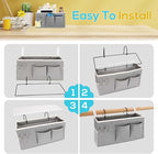 Kanrichu 1pcs Bedside Caddy Hanging Storage Bag, Organizer Baskets - Image 6