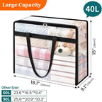 TasticTotes 8 Pack Clear Storage Bags - Image 2