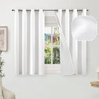 Linen Blackout Curtains 54 Inches by Lajode