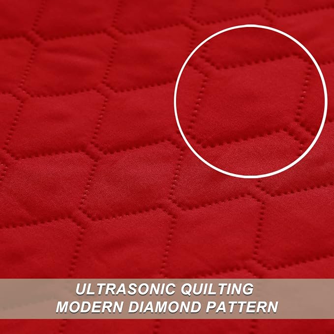 Exclusivo Mezcla Reversible Twin Quilt Bedding Set, Soft Microfiber, All Season - Image 4