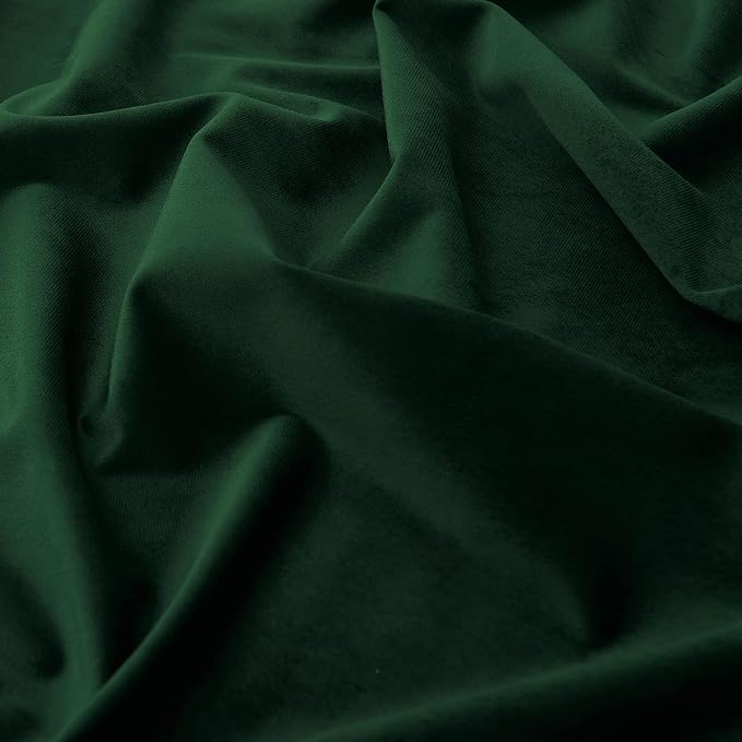 RYB HOME Hunter Green Velvet Blackout Curtains 84 inches - Image 6