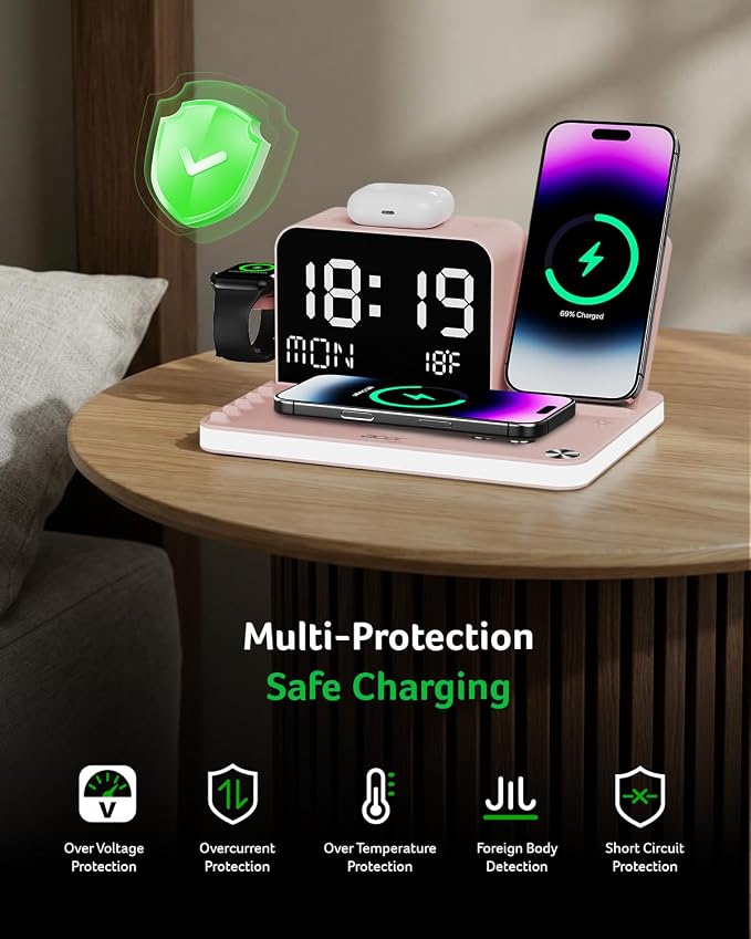 Acer 7-in-1 Wireless Charging Station - 30W Fast Wireless Charger - Image 5