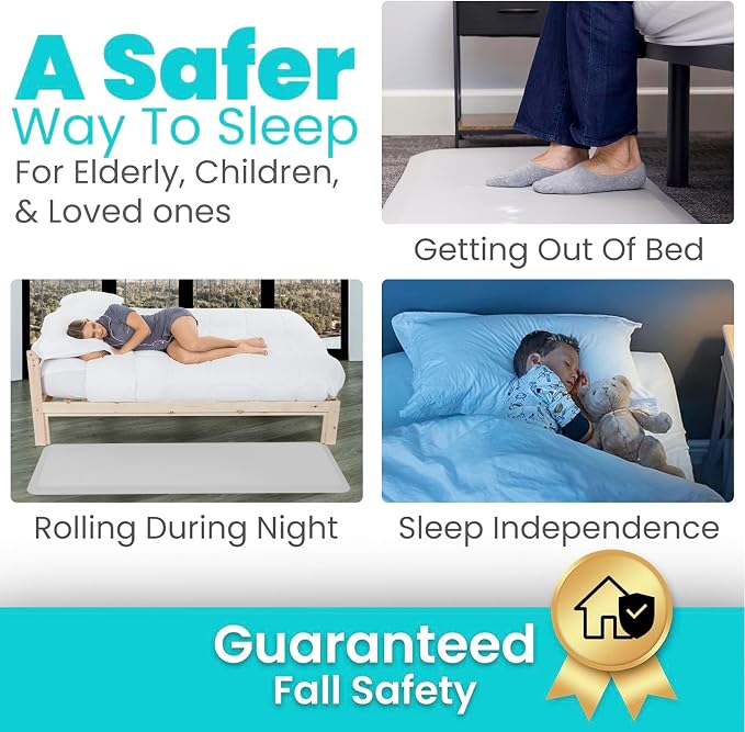 Vive Fall Mat - 72" x 24" Bedside Fall Safety Protection Mat - Image 5