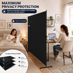 Room Divider, 72x72Inch Large Single Panel Privacy Screen - Image 2