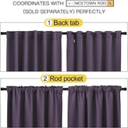 NICETOWN Blackout Curtain Panels Window Draperies - Image 3