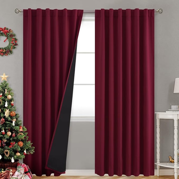 BGment 100% Blackout 80 Inch Curtains by BGment