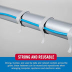 VELCRO Brand Reusable Cable Ties, Cord Management, 150 Pack - Image 5