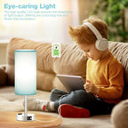 Turquoise Nightstand Table Lamp - Image 4
