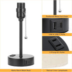 Small Bedside Table Lamp for Bedroom - Image 6
