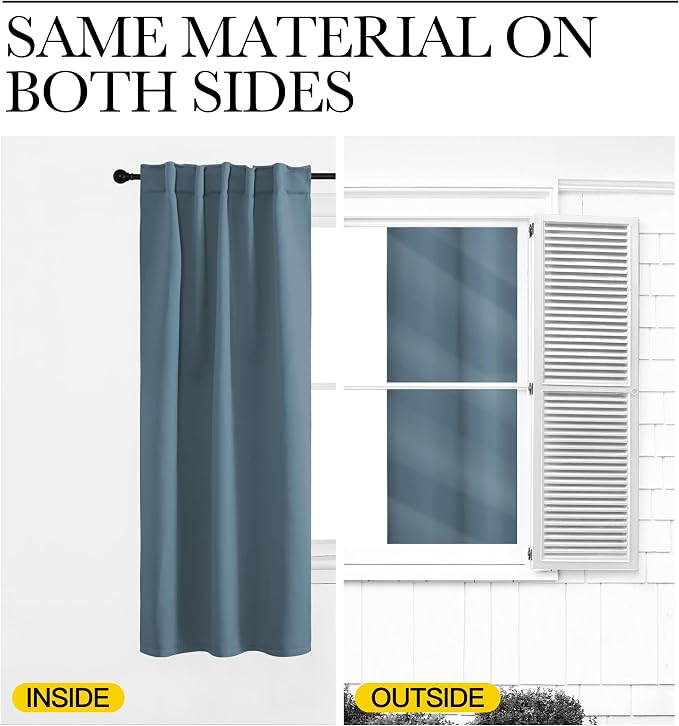 NICETOWN Blackout Curtain Panels Window Draperies - Image 6
