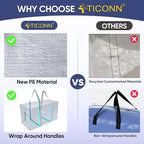 TICONN 2 Pack Extra Large Moving Bags Heavy Duty - Image 4