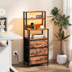 Night Stand Set 2, LED Nightstand - Image 7