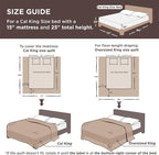 Bedsure California King Quilt, Lightweight Comforter Set, Basket Weave - Image 7