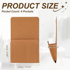 uxcell 4 Pockets Bedside Caddy, Bed Hanging Storage Bag Holder - Image 2