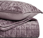 RECYCO Channel Box Stitch Velvet Quilt Set, Full Queen Size, Luxury Oversized - Image 5
