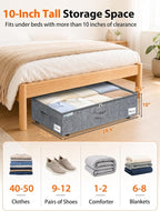punemi 10 inch Tall Under Bed Storage Bins - Image 2