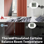 BGment 100% Blackout Curtains 63 Inch Length - Image 6
