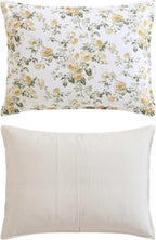 Laura Ashley - Twin Comforter Set, Cotton Floral Bedding - Image 8