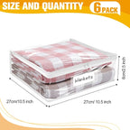 Plastic Storage Bags with Easy-Glide Zipper, Durable Clear Vinyl Zippered - Image 3