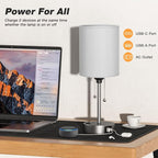 Small Bedside Table Lamp for Bedroom - Image 3