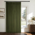 Dark Greem Velvet Curtains 108 Inches Long by Unknown