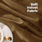 BGment Bronze Brown Velvet Blackout Curtains - Image 5