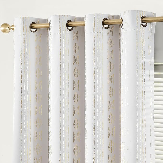 jinchan Boho Blackout Curtains 108 Inches Long by JINCHAN