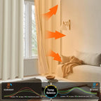 XWZO 100% Blackout Curtain Panels - Image 7