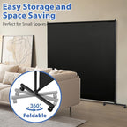 Large Single Panel Room Divider, Thickened Fabric Partition Wall - Image 7
