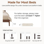 StorageWorks 5 Inch Low Profile Under Bed Storage Containers - Image 6