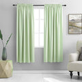 Light Green Curtains Light Filtering by DONREN