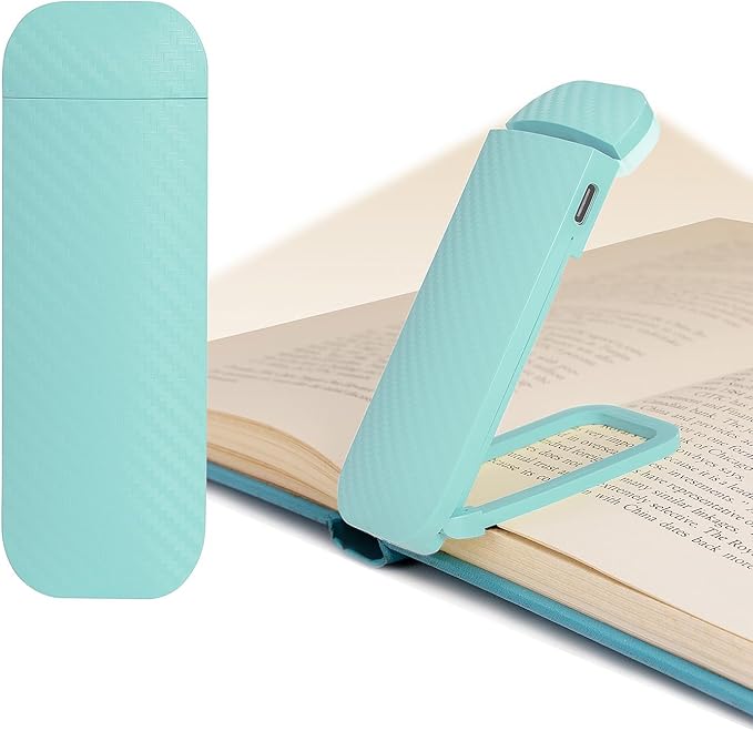 HEMONNKAM Book Reading Light, Rechargeable Clip on Booklight, Eye Caring 3 by HEMONNKAM