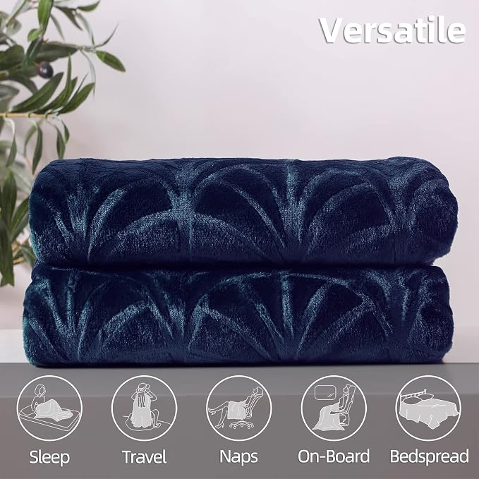 Whale Flotilla Soft Flannel Fleece Throw Blanket - Image 6