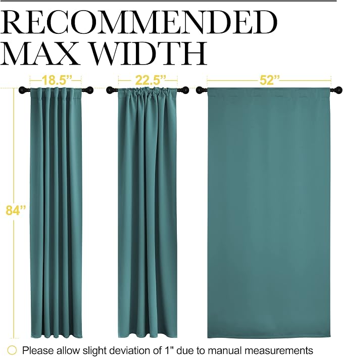 NICETOWN Living Room Blackout Draperies - Image 7