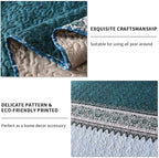 3-Piece King Quilt Set Quilted Bedspread Oversized Microfiber Soft Lightweight - Image 4