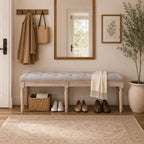 chairus Fabric Upholstered Dining Bench by CHAIRUS