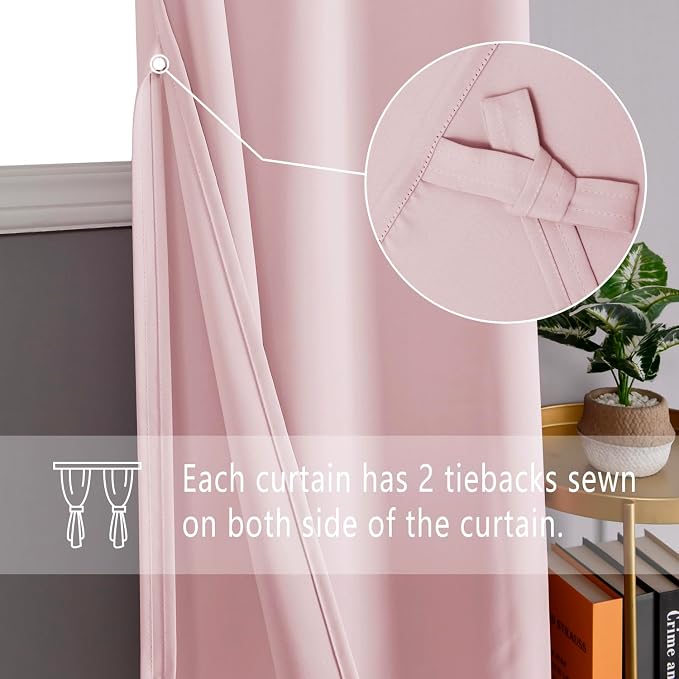 DWCN Blackout Curtains for Bedroom - Image 3