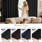 H.VERSAILTEX Thermal Insulated Blackout Curtains Window Panel Drapes - Image 6