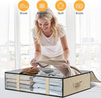 StorageRight Under Bed Storage Bags, 4 Pack, Comforters, Blankets and Seasonal - Image 7