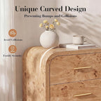 Night Stand Set of 2 2-Drawer Nightstand 24" H Metal Handle Modern Sturdy - Image 4