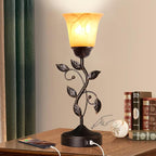 Touch Control Leaf Vintage Table Lamp - Image 2