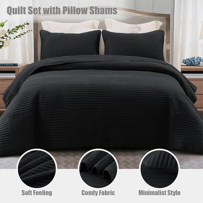 Whale Flotilla Ultra Soft Queen Quilt Bedding Set, Lightweight - Image 2