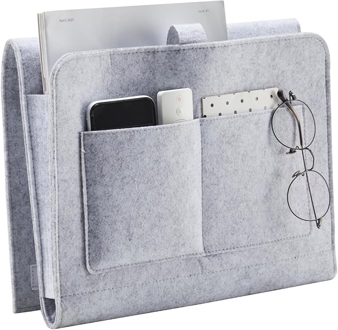 Bedside Caddy, Bedside Organizer by YOUDENOVA