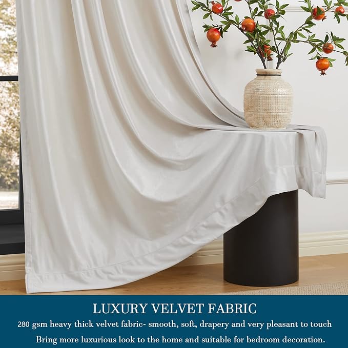 PRIMROSE Cream Ivory Curtains 63 inch - Image 4